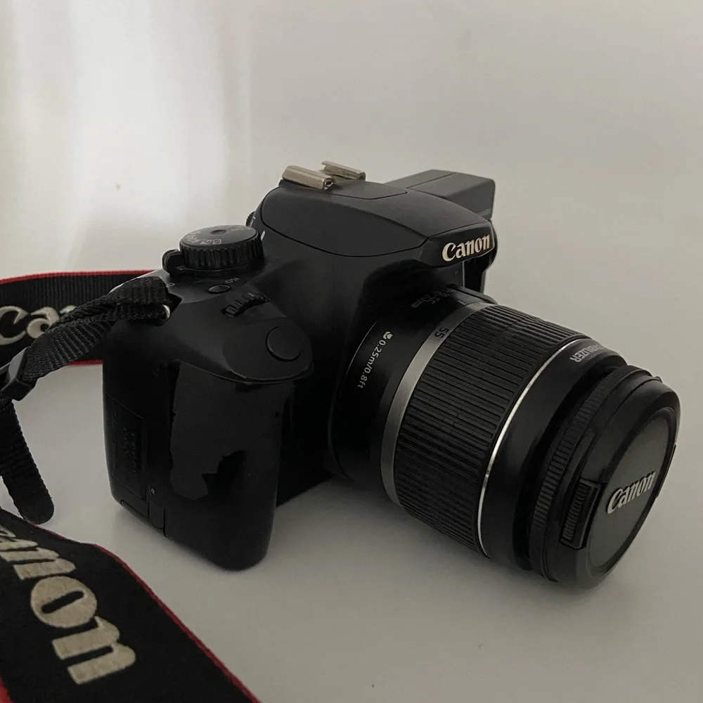 Canon Rebel XS DS126191, Lens Cover, Bag Strap, and Battery Charger
